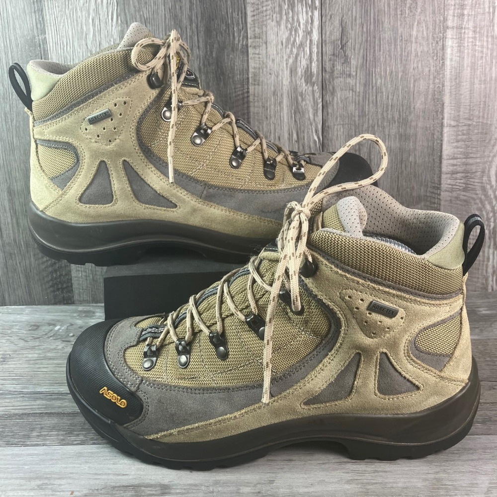 Asolo Gore-Tex Hiking Boots Womens 9.5 Tan Suede Waterproof Trail Shoes Romania